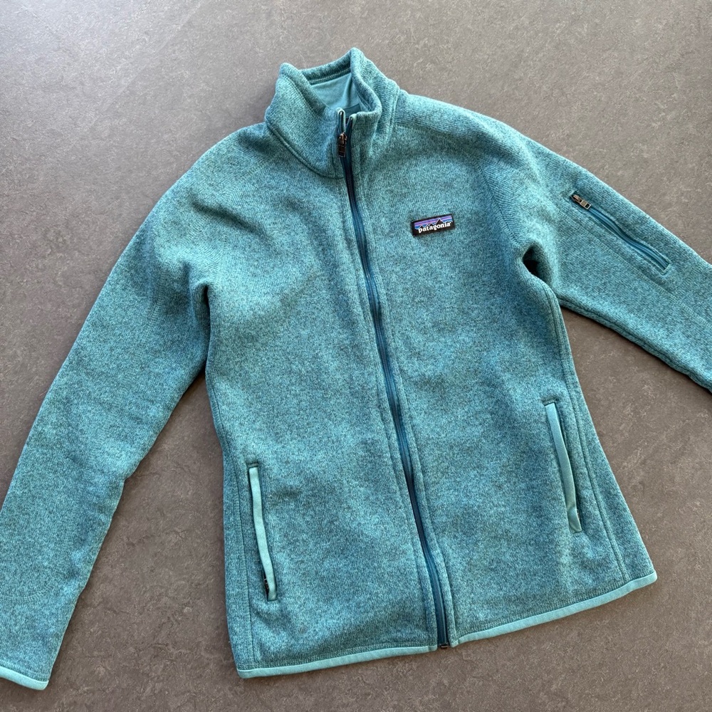 Patagonia  Women's Better
Sweater® Fleece Jacket. Small. Turquoise blue heather